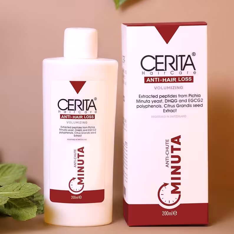 شامپو ضد ریزش سریتا مدل مینوتا مناسب موی چرب تاریخ انقضا 1406 