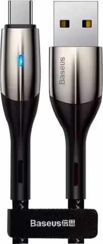 کابل شارژ 1 متری USB به TYPE-C باسئوس مدل HORIZONTAL