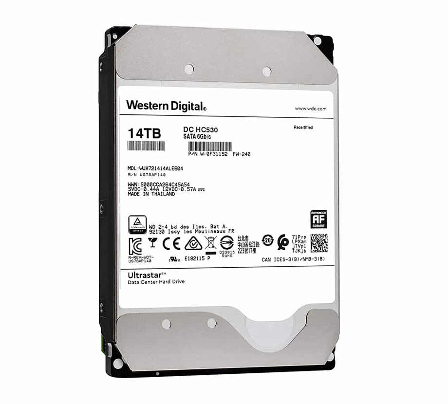 هارد دیسک اینترنال وسترن دیجیتال اولترا استار مدل Ultrastar ظرفیت 14 ترابایت