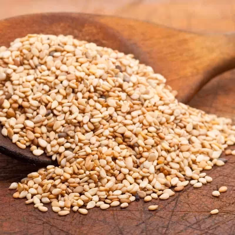 کنجد قهوه ای پرمغز شسته شده (500گرم )-منبع فیبر-کاهش کلسترول خون و دیابت نوع دوم