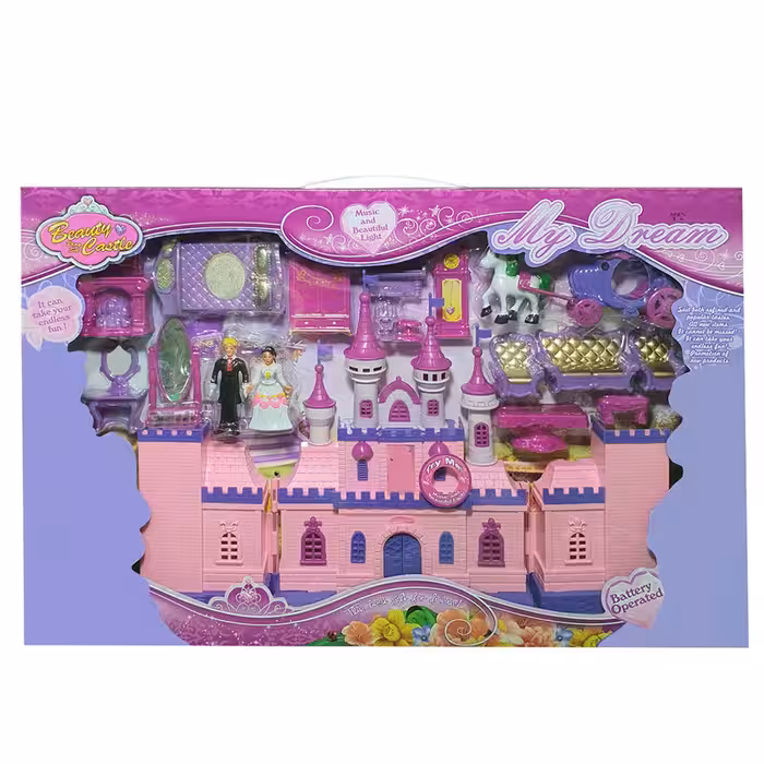 اسباب بازی مدل  ست خانه عروسکی موزیکال