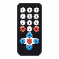 مجموعه 6 عددی ریموت کنترل مادون قرمز 17 کلید