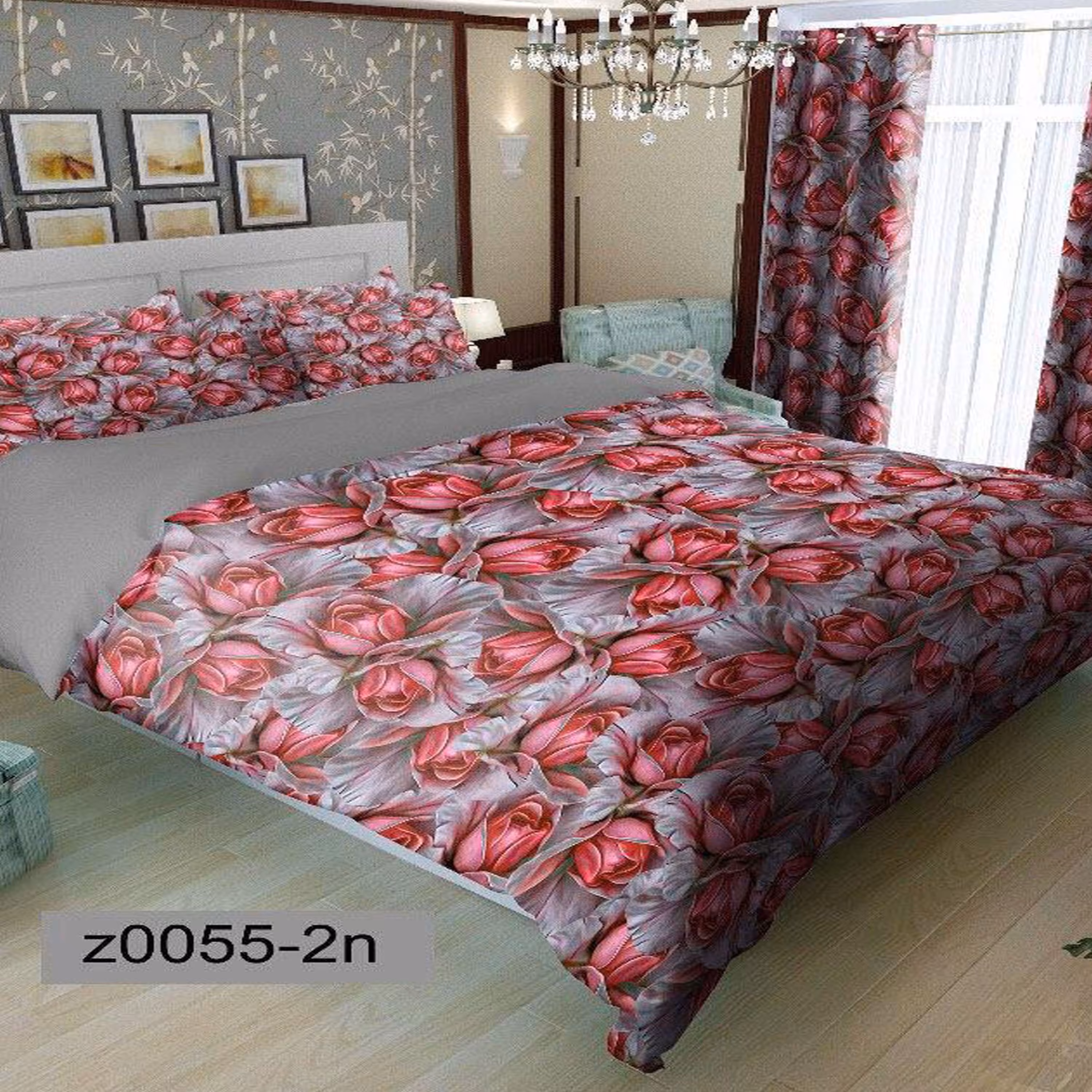 سرویس روتختی 1 نفره تنسل چاپی برندترک لند (Turk Land)  کد rs z 55