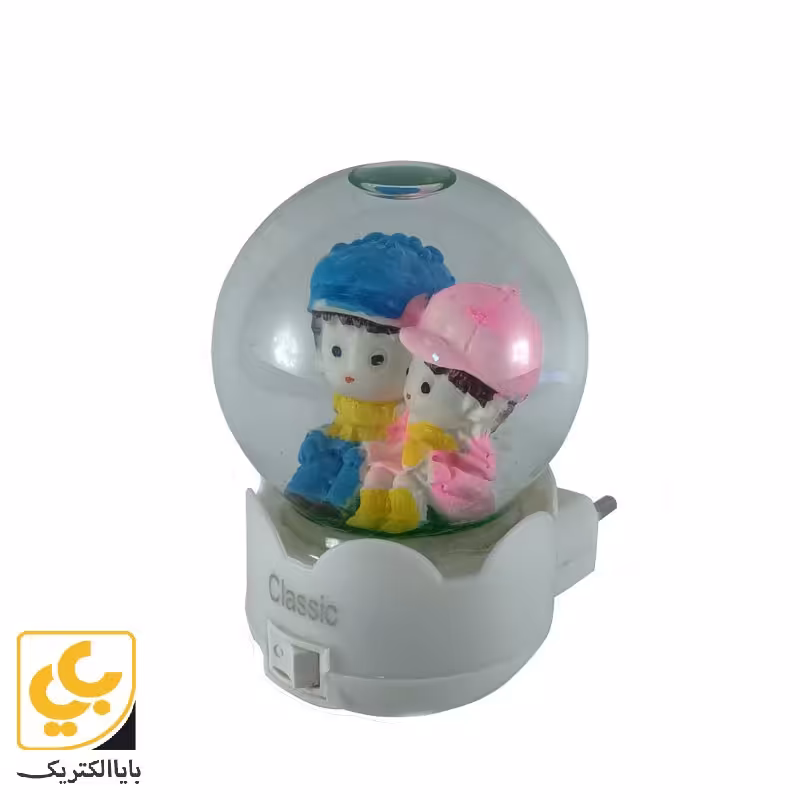 چراغ خواب گوی شیشه ای classic