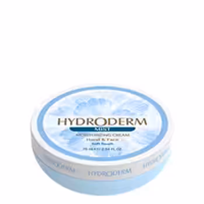 کرم کاسه‌ای مرطوب‌کننده و نرم‌کننده دست و صورت هیدرودرم MIST آبی حجم 75 میلی لیتر