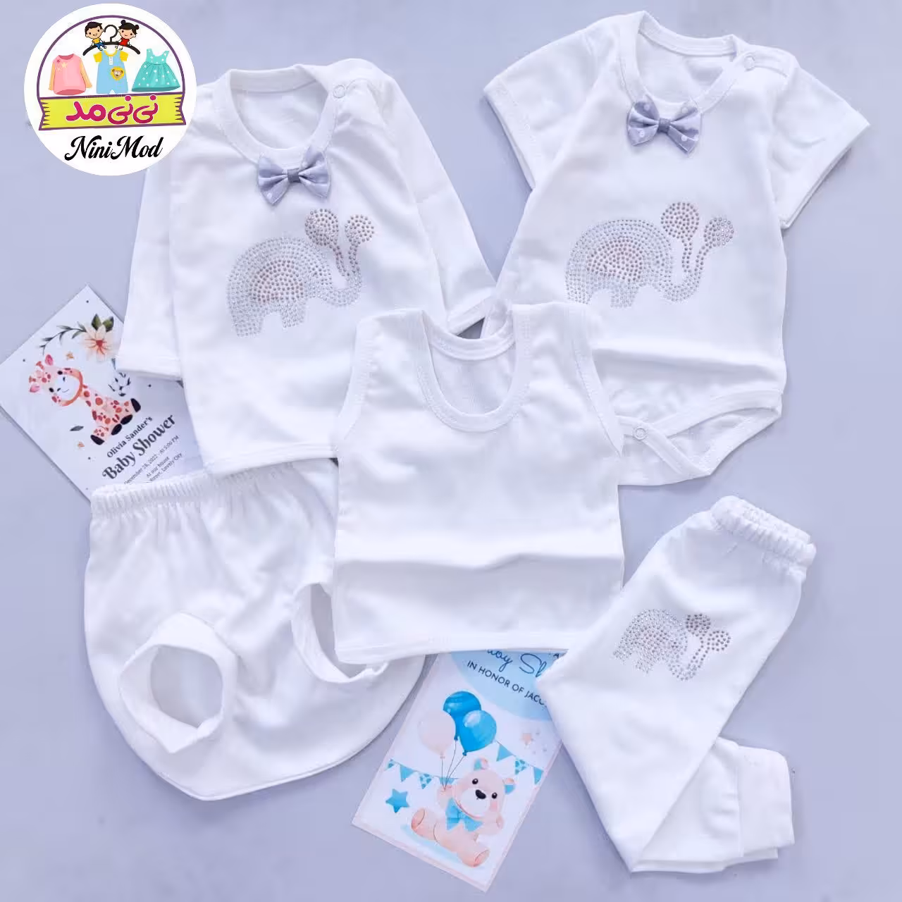 پنج تیکه ای  جعبه ای فیل نگینیyouna