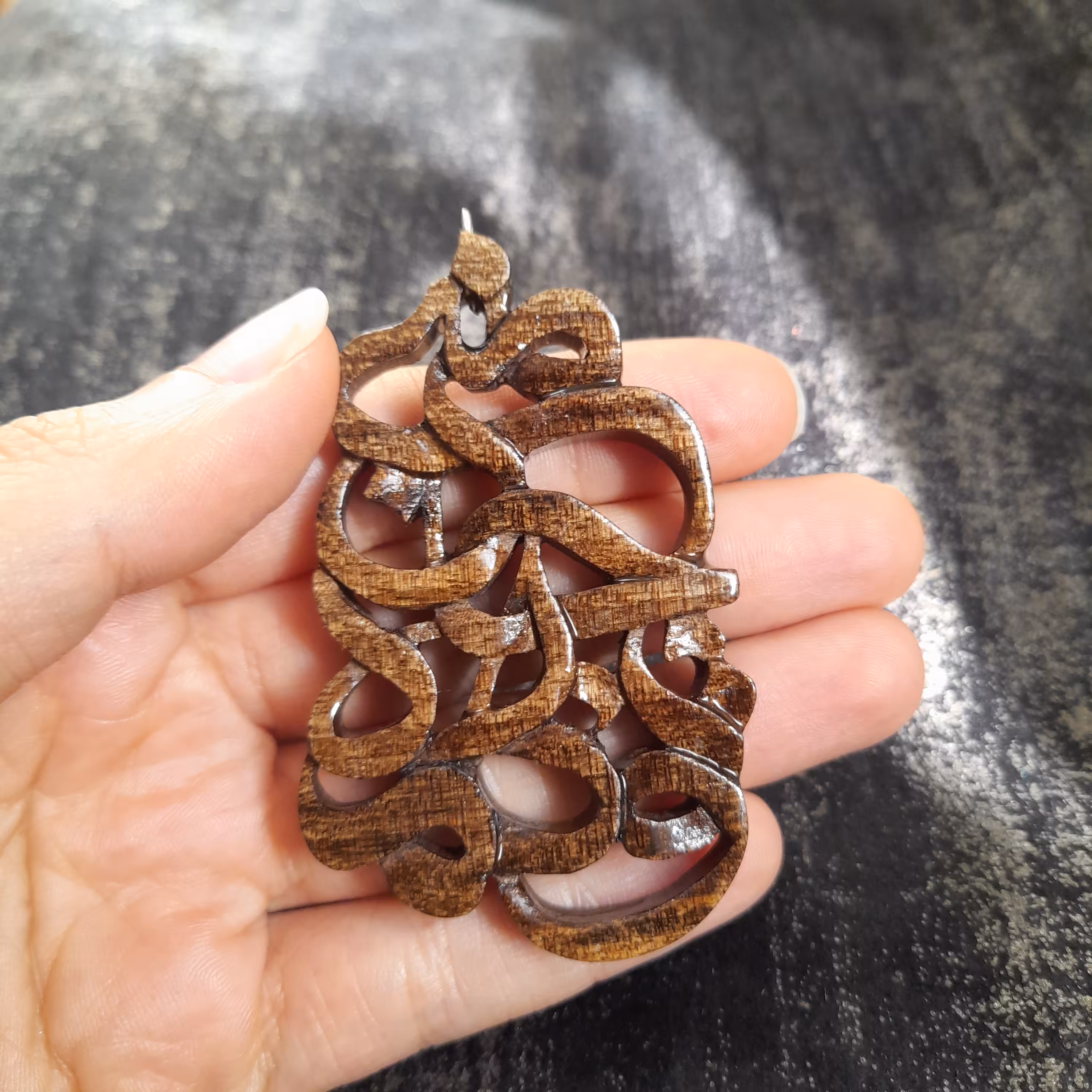 آویز چوبی  تو همه جان منی  