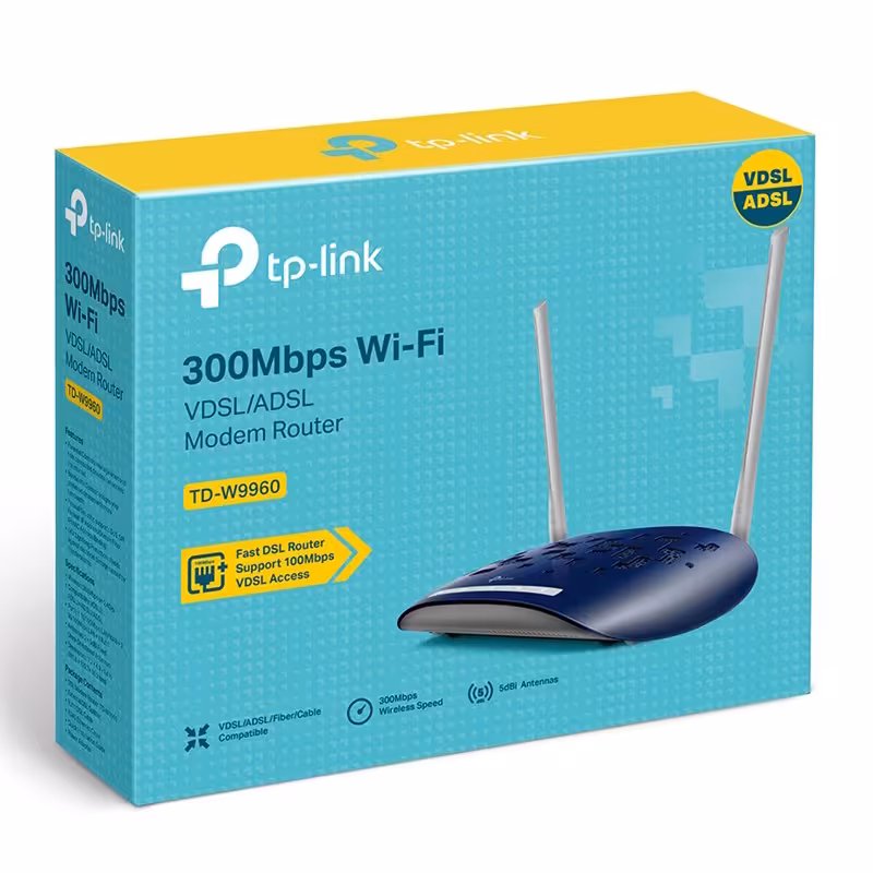 مودم ADSL VDSL بی سیم تی پی لینک مدل W9960 گارانتی 36ماهه پارس ارتباط