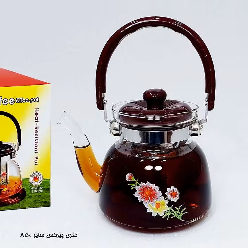 کتری پیرکس 850 میلی لیتر NATALY ناتالی شعله مستقیم 