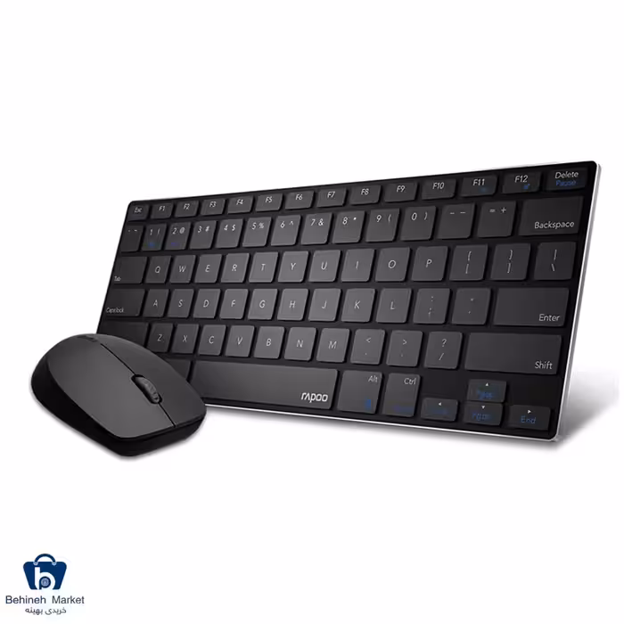 کیبورد و ماوس بی سیم رپو مدل 9000G