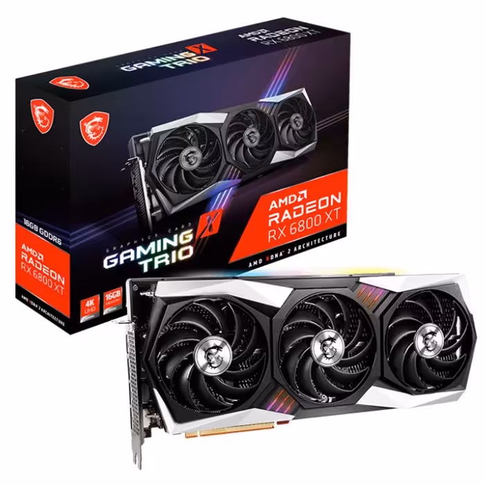 کارت گرافیک ام اس آی Radeon RX 6800 XT GAMING X TRIO 16G