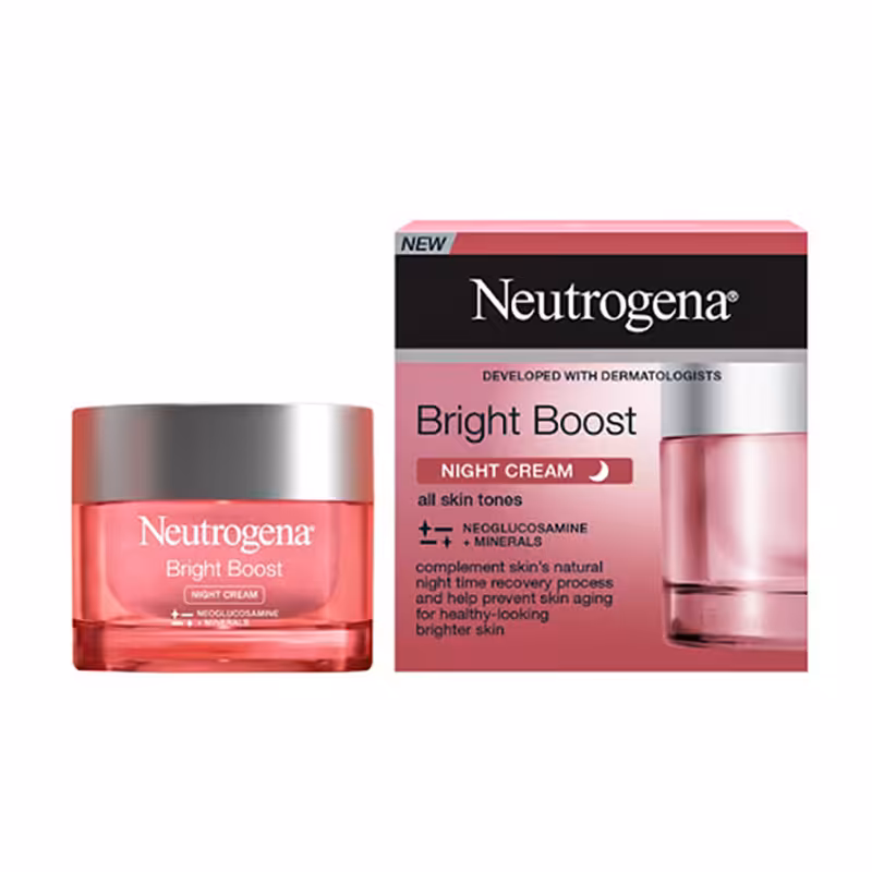 ژل کرم شب برایت بوست نوتروژینا 50 میل