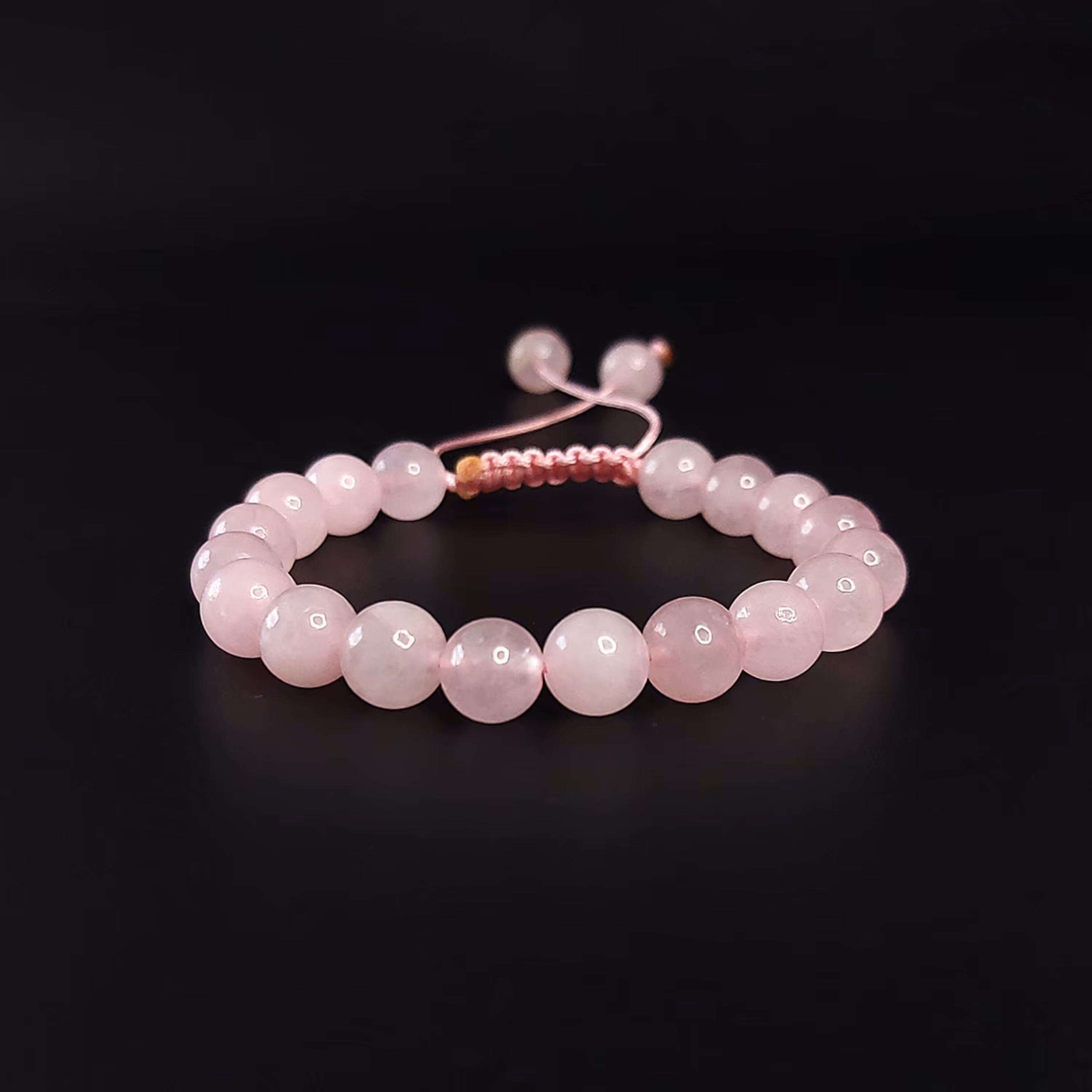 دستبندسنگ   رز  کواترز 61 ( پس کرایه )