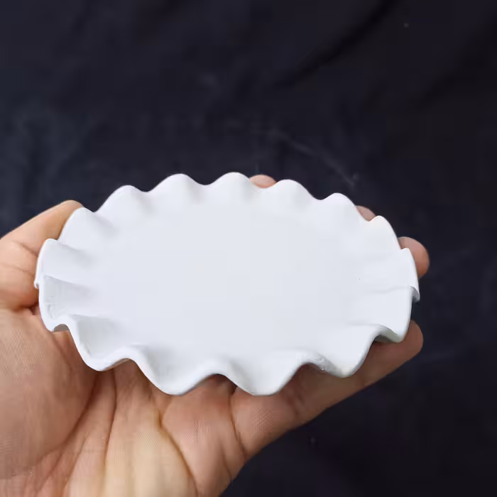 ظرف هفت سین لب چین بتنی سنگی (بیس خام ظرف لب چین)