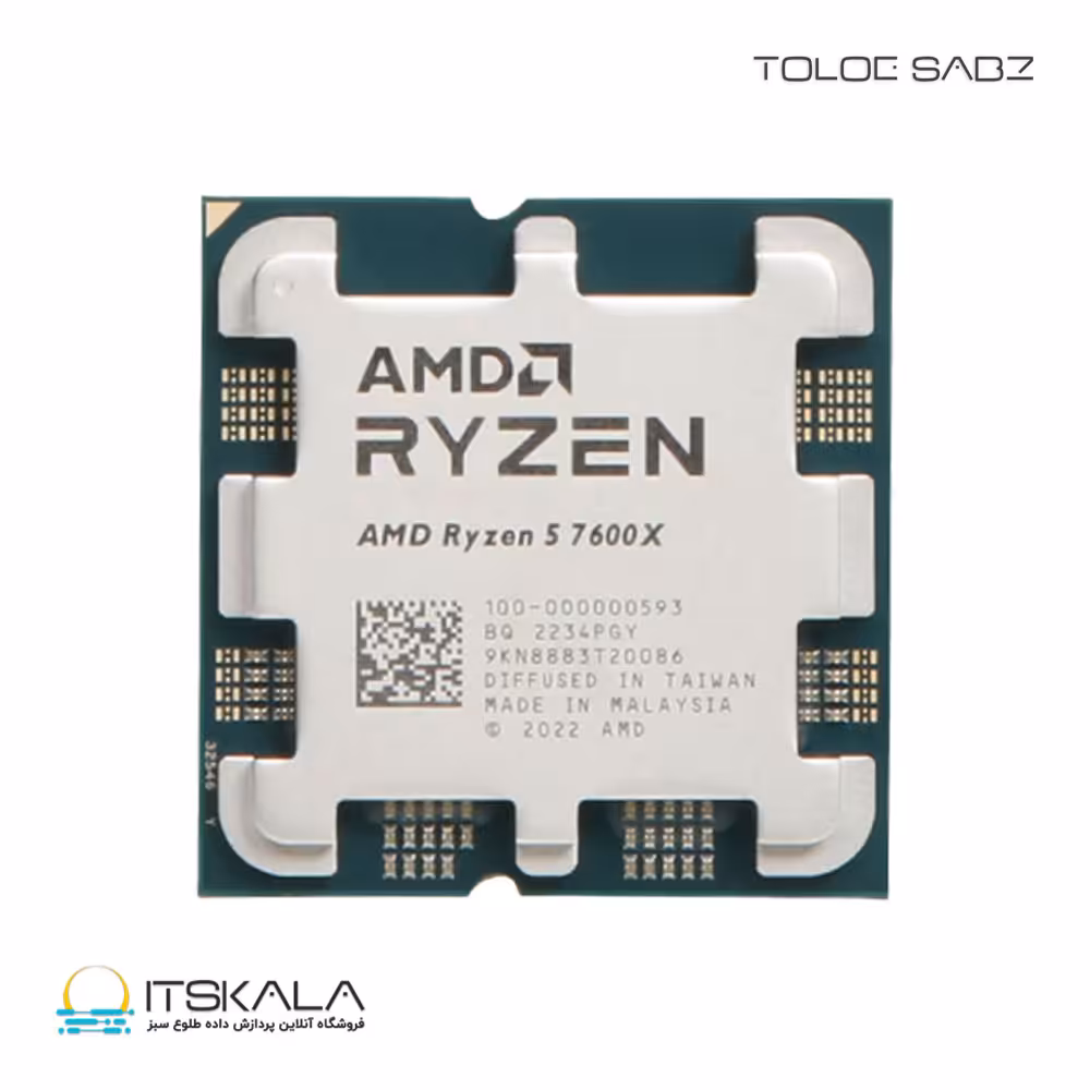 قیمت و خرید پردازنده ای‌ام‌دی Ryzen 5 7600X با فرکانس 4.7 گیگاهرتز | ITSKALA