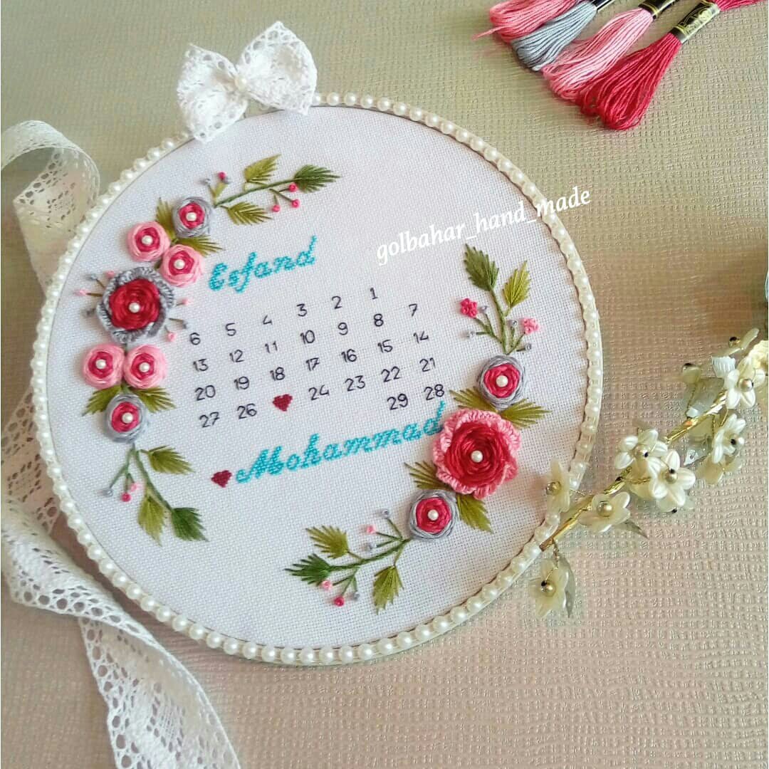 دیوارکوب گلدوزی تولد 4