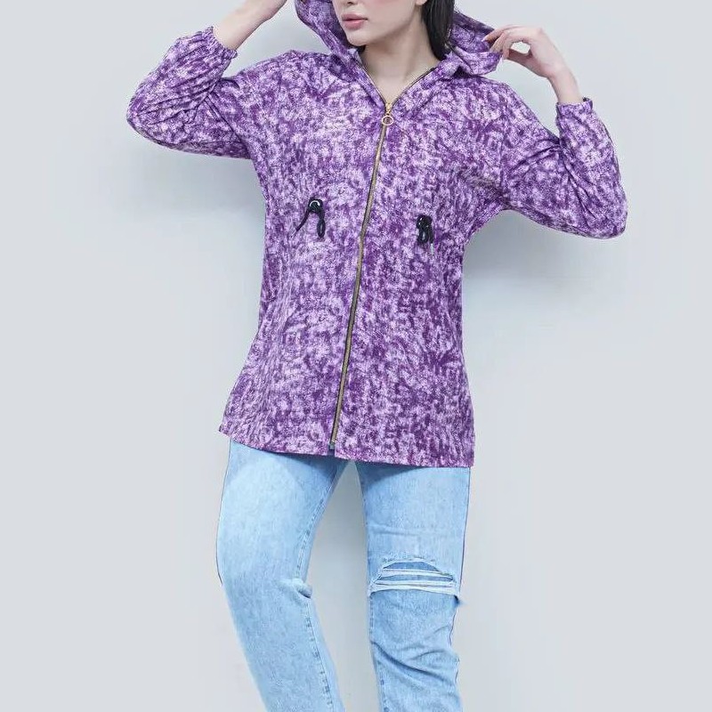 هودی زیپدار زنانه کلاهدار