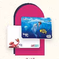 جورچین پسر دلفینی - پازل - وایت بُرد دار