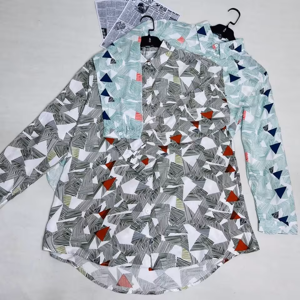 شومیز نخی قواره بزرگ سایز بندی 7