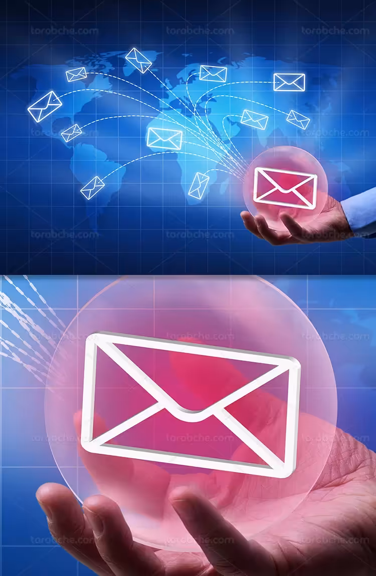 عکس ایمیل مارکتینگ با کیفیت | گرافیک با طعم تربچه