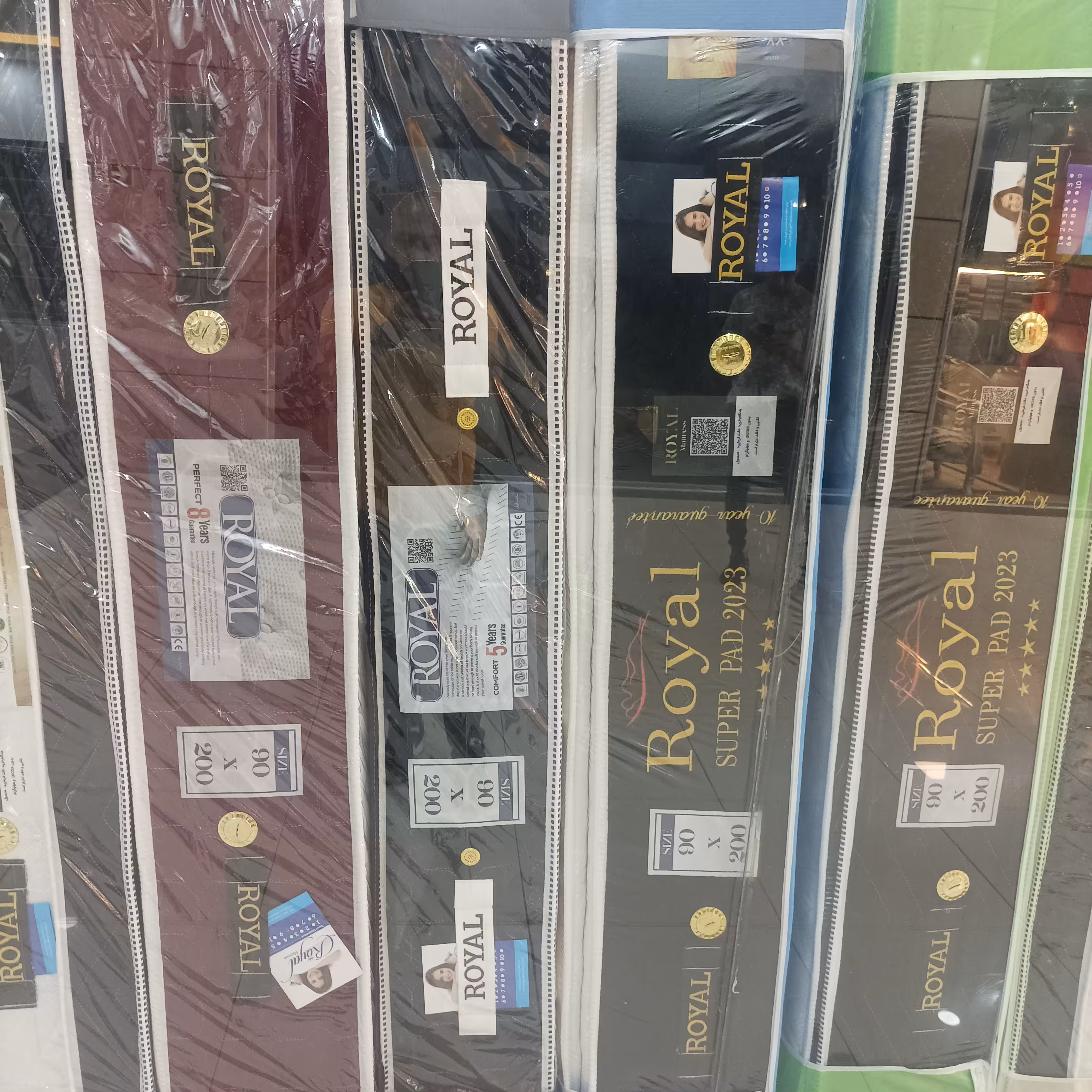 تشک رویال ده سال ضمانت پددار قطر 34سانت دونفره برای افراد بالای 100 کیلو (ارسال بابابری و هزینه ارسال بعهده مشتریست)