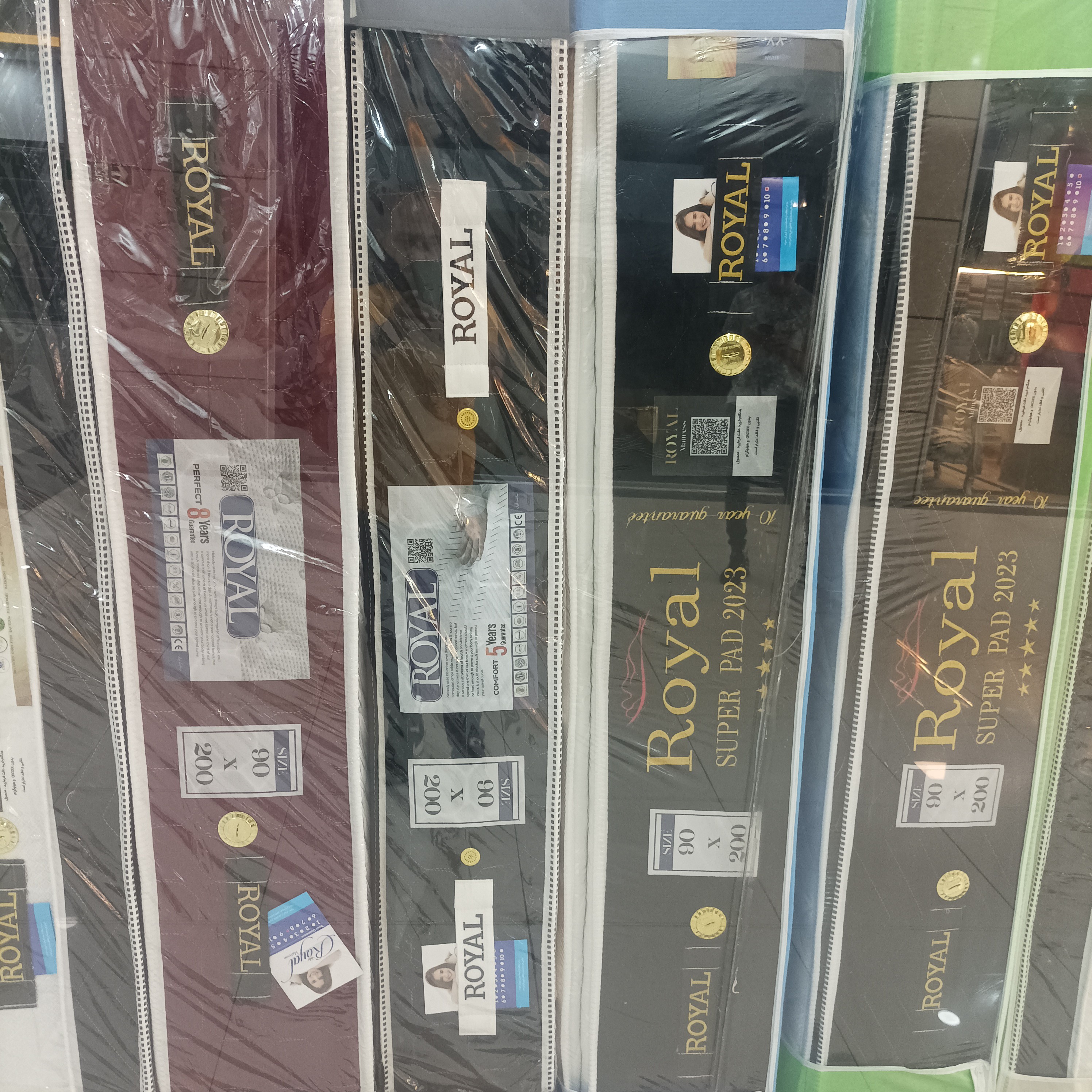 تشک رویال ده سال ضمانت پددار قطر 34سانت دونفره برای افراد بالای 100 کیلو (ارسال بابابری و هزینه ارسال بعهده مشتریست)