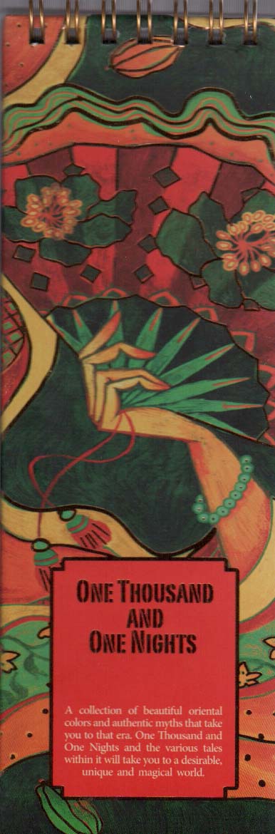 کتاب دفترچه یادداشت بی خط ONE THOUSAND AND ONE NIGHTS ، کد 949 ، سیمی