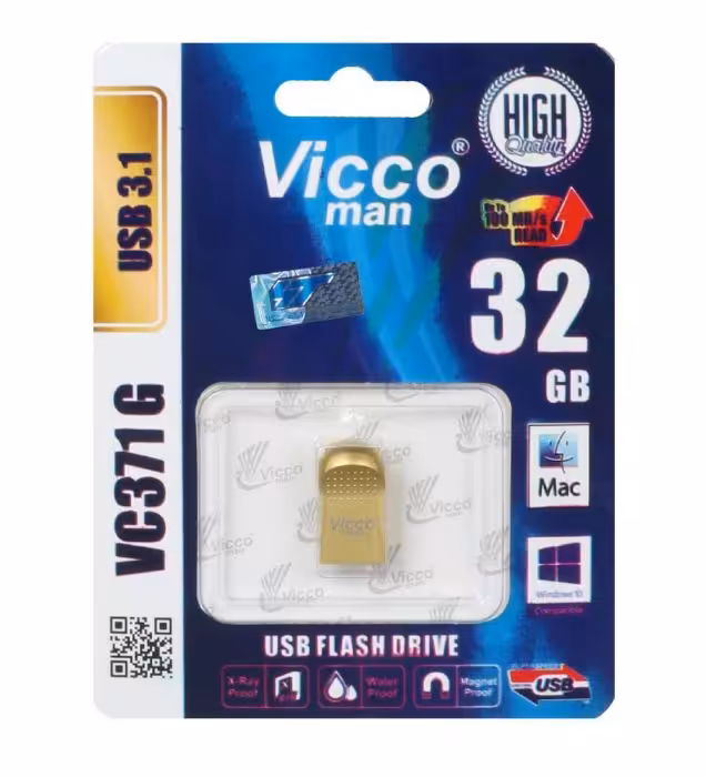 فلش مموری ویکومن 32 گیگابایت مدل VC371 G USB3.1