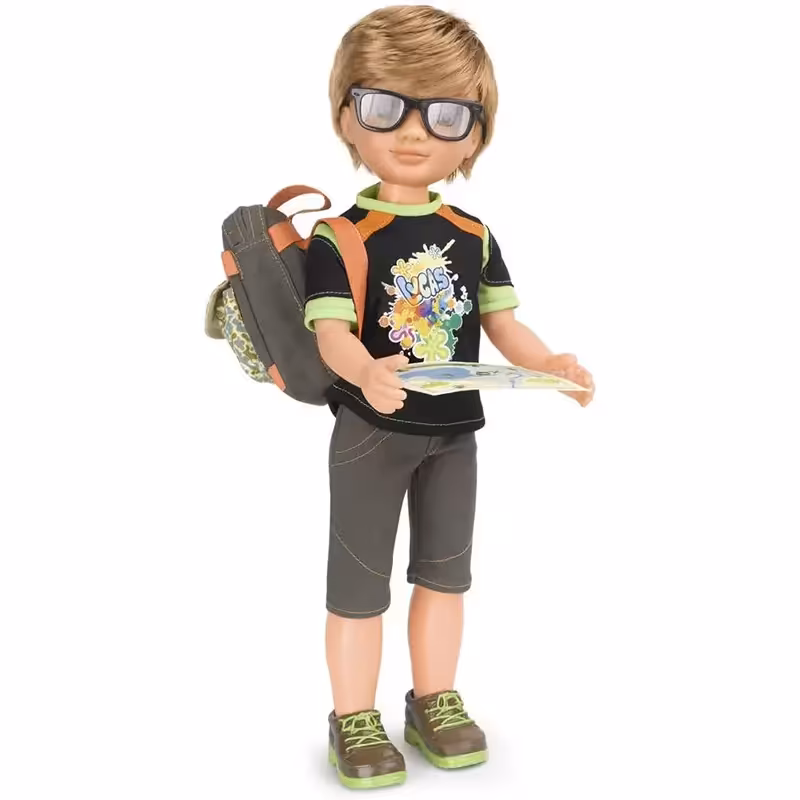 عروسک پسر 43 سانتیمتری لوکاس با لوازم کد 16817