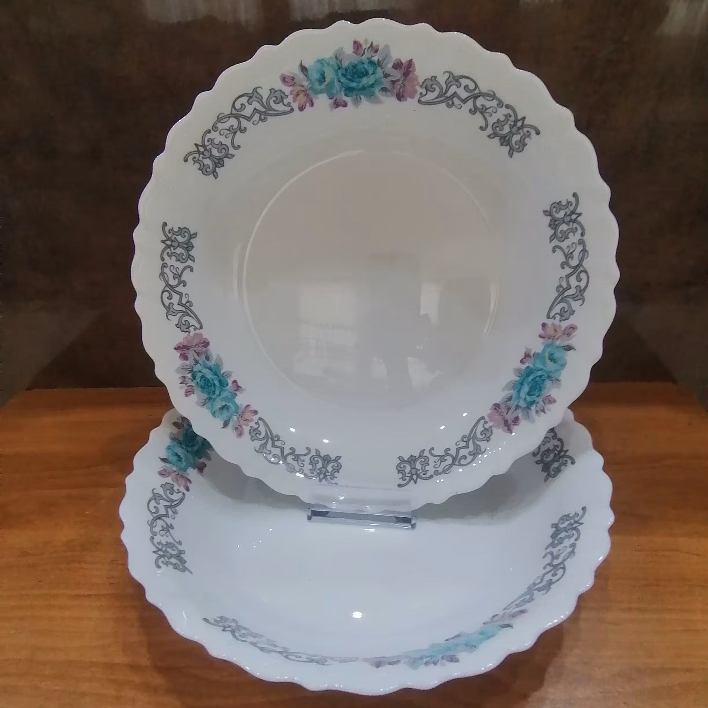 2 عدد دیس گود (مرغ خوری ) طرح نلی آبی کد 180