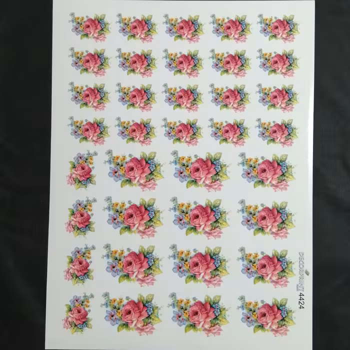  ترنسفر شمع و هفت سین و ظروف کاغذ ترانسفر A3 هایپر آذین - 4424