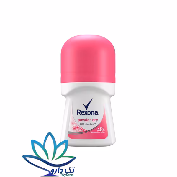 رول ضد تعریق زنانه رکسونا مدل Powder Dry حجم 50 میلی لیتر