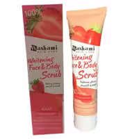 اسکراپ و لایه بردار صورت و بدن توت فرنگی واشامی ساخت امارات WASHAMI SCRUB