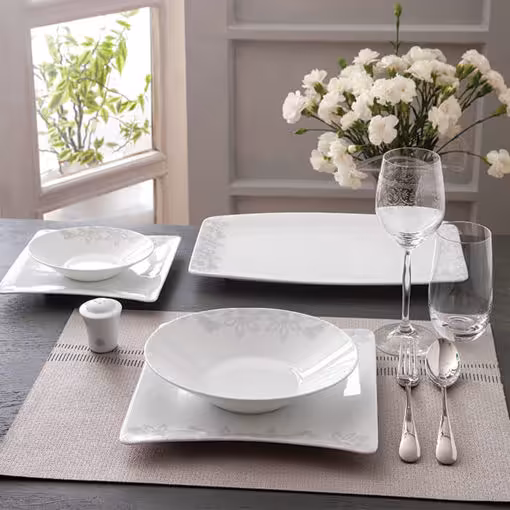 سرویس حریر وینچی چینی زرین 6 نفره 30 پارچه