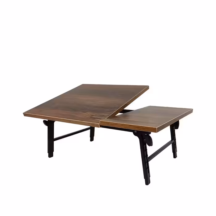 میز کار مطالعه لپ تاپ تاشو سایز بزرگ دو تکه مدل SN5070-2