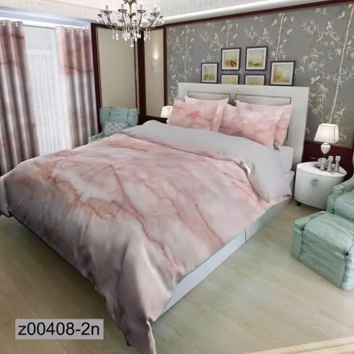 سرویس روتختی 2 نفره تنسل چاپی برندترک لند(Turk Land) z 408