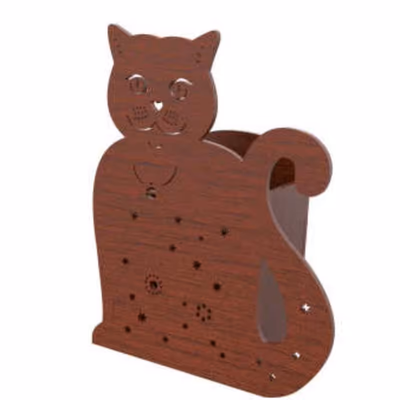 جامدادی رومیزی طرح گربه کد NOA-06-041