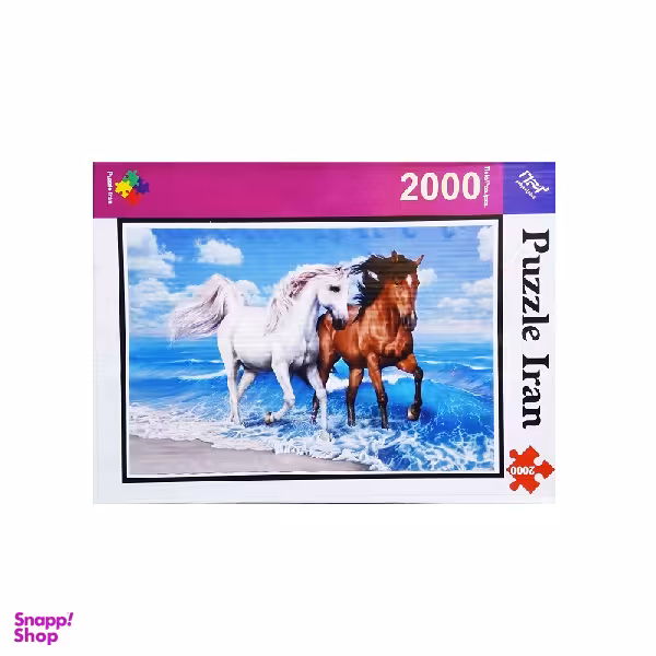 پازل 2000 تکه پازل ایران (Puzzle Iran) طرح دواسب درساحل