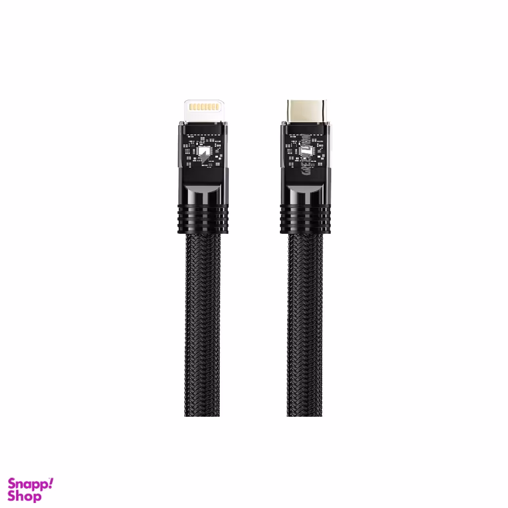 کابل دیتا 27 وات Type-C به Lightning گرین لاین مدل GNBLEDBCCLBK طول 1 متر