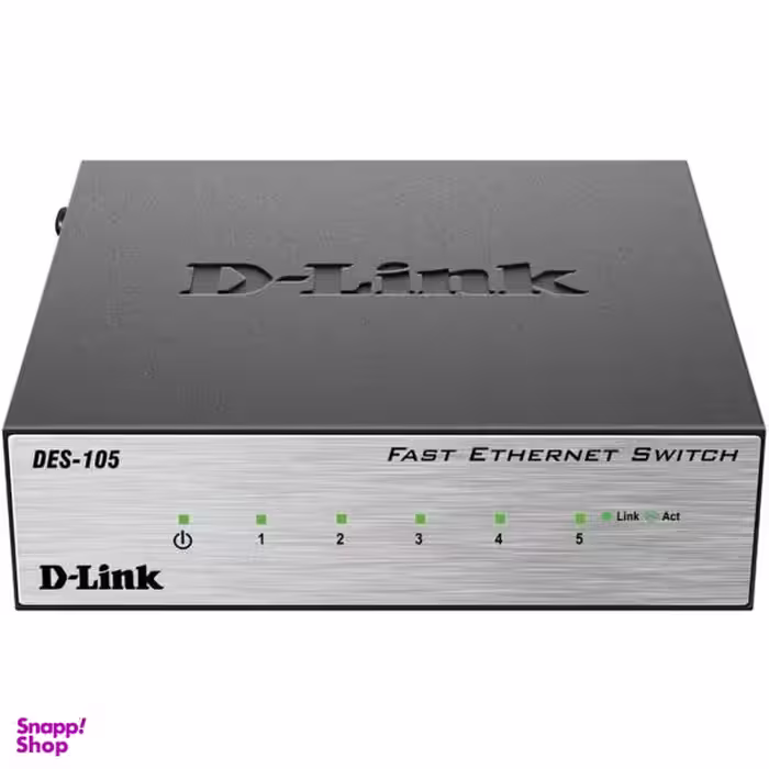 سوییچ 5 پورت دسکتاپ دی-لینک مدل DES-105