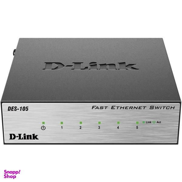 سوییچ 5 پورت دسکتاپ دی-لینک مدل DES-105