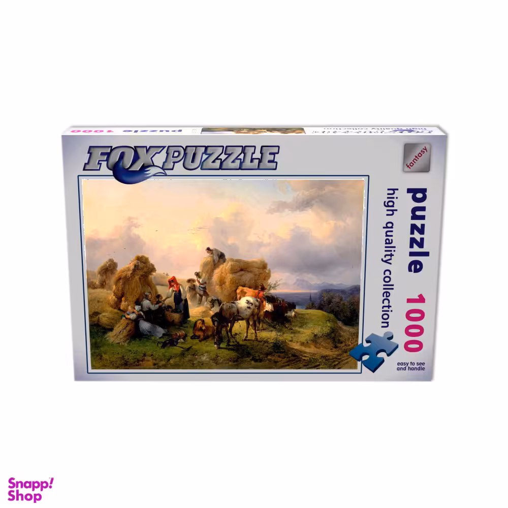 پازل 1000 قطعه فاکس مدل مزرعه گندم کد 62135
