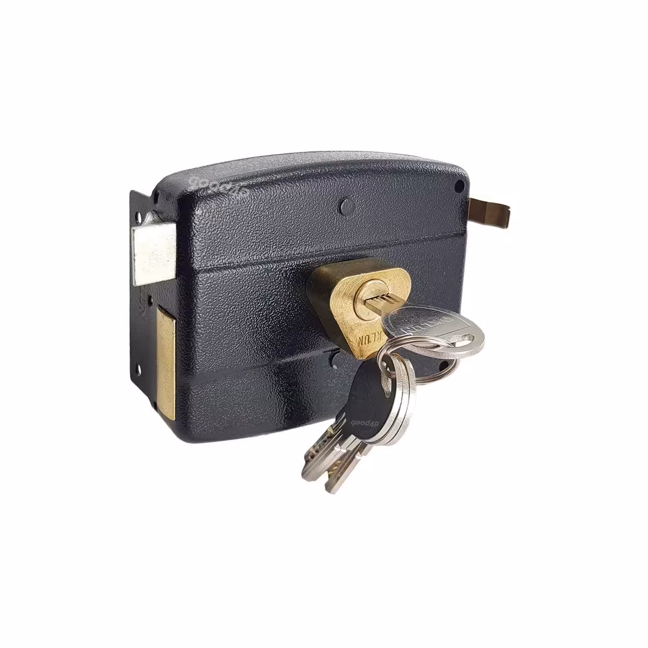 قفل حیاطی تمام برنج طرح کالی 4 کلید کامپیوتری کلون