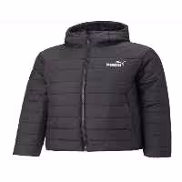 کاپشن ورزشی مشکی مردانه مانتو کت پردار Ess Hooded Puma
