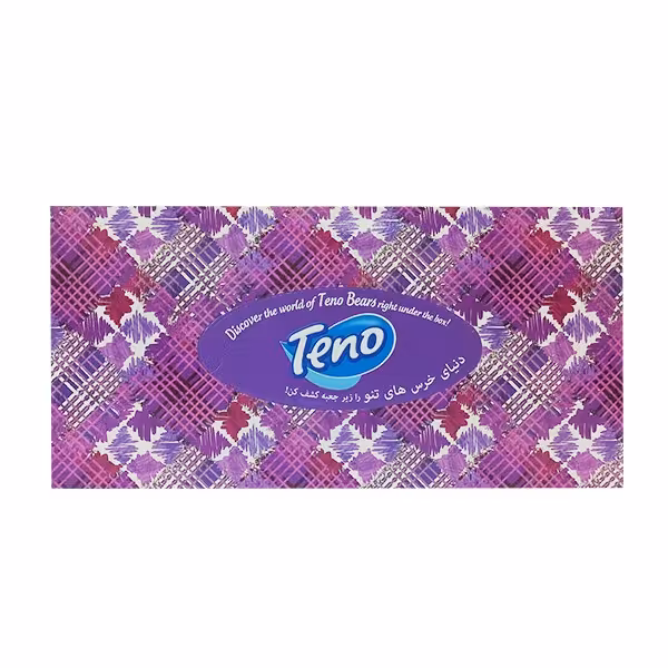 دستمال کاغذی 150 برگ دولایه تنو