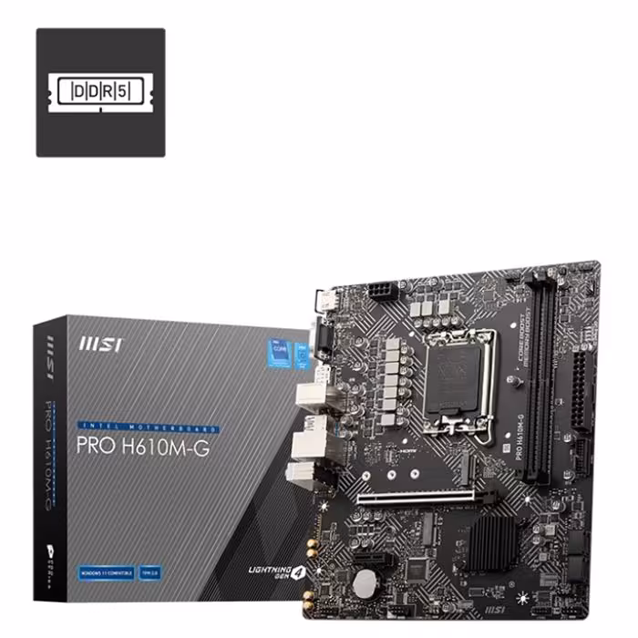 مادربرد ام اس آی PRO H610M-G DDR5