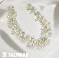 ریسه موی کریستال مدل RS30 تاج ماه و ماه فام