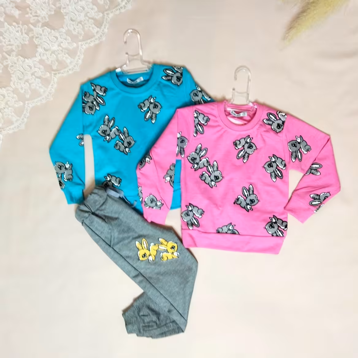 ست بلوز شلوار نخی