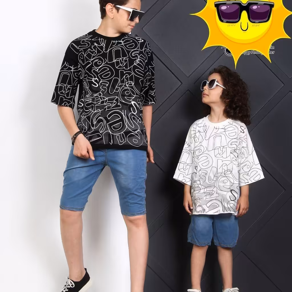 تیشرت شلوارک حروف اسپرت  