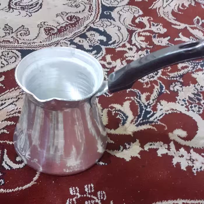 قهوه جوش،روحی ابکاری طرح استیل متوسط